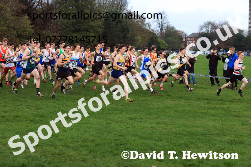 Mens Under-17s and Under-20s 2025 Liverpool Cross Challenge, Sefton Park, Saturday, November 22th. Photo: David T. Hewitson/Sports for All Pics